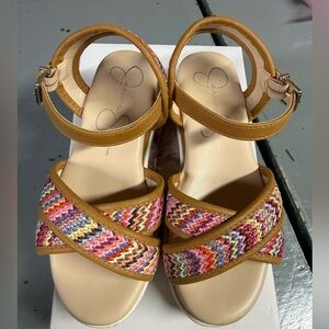 Jessica Simpson Multicolor Strappy Sandals